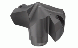 HCP 054-IQ IC908-Exchangeable self-centering drilling heads with a unique cutting edge profile which enables drilling up to 12XD without requiring a pilot hole operation. Can be used on ISO P and ISO K Materials.
