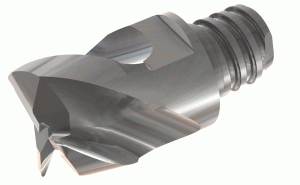 MM EA060B03R0.0-3T04 IC08-MULTI-MASTER, Interchangeable solid carbide slot drill milling heads with two or three 45° helix flutes. Used for machining aluminum