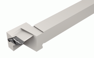 Y-SVJCR 08-2S-Y-axis screw lock integral tools carrying 7° clearance 35° rhombic inserts for Swiss-Type machines.