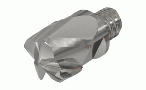 MM ELBA375R750A27-4T06 IC08-Interchangeable lens-shaped (Barrel) solid carbide heads for 3D aluminum profiling.For semi-finish & finishing applications.
