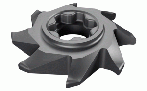 SD D32-M0.50-NO8-SP15 IC908-Interchangeable solid carbide milling heads for involute gear profile milling according to DIN 3972 basic profile ll, with module range 1-2.25 mm. Tolerances according to DIN 3962 class-10. Pressure angle 20°