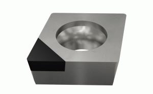CCGW 060202S BI15HC-Positive 80° rhombic inserts with CBN Tips with a Flat rake angle for hardened steel and cast iron