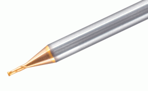 EC-A2 005-07/3C4R005H45T IC602-2 flute endmill with a corner radius for high speed machining hardened steel of up to 65 HRc