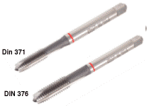 TPGN M-12X1.75-H HETC-DIN 13 HSSE 5% Co Gun Point Machine Taps - ISO Metric Coarse Threads, for Hardened Steel and High Temperature Alloys