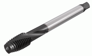 TPSN M-3X0.5-A HEDLC-HSS-E 5% Co right-hand 40° spiral flute machine taps according to DIN 13 for ISO metric coarse threads on aluminum and aluminum alloys.