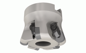 EFN FD50-5-22-09X-Fast feed face mills carrying double-sided Inserts with 4 cutting edges