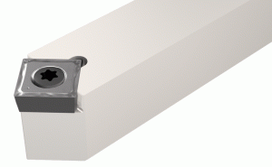 SSDCN 10-4-Screw lock neutral holders for 7° clearance square inserts.