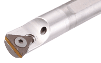 S12K STFPR-11-Screw lock boring bars carrying triangular inserts with 11° clearance. S - Steel shank; A - Steel shank with coolant hole; E - Carbide shank with coolant hole.