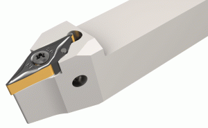 SVVNN 16-2.5F-Screw lock tools with a wedge for high rigidity in profiling applications carrying 35° negative inserts.