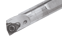 A10K SWUCR-02-Boring bars with steel (A) or carbide (E) shanks for small diameters using WCGT trigon inserts.