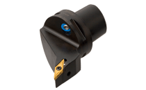 C4 SVJNL-27050-12F-Screw lock tools with CAMFIX (ISO 26623-1 standard) exchangeable tapered shanks, carrying 35° negative rhombic inserts. Wedge design for high rigidity in profiling applications.