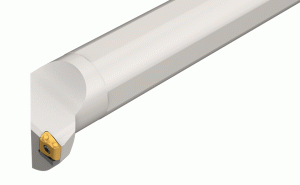 S-SLANR 20-11 TANG-Boring bars carrying LNMX tangentially screw clamped inserts with 4 cutting edges for high metal removal rates.