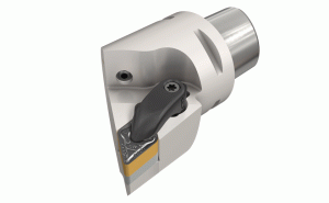 C4 DDJNR-27060-15-R-clamp tools with CAMFIX (ISO 26623-1 standard) exchangeable tapered shanks, carrying negative 55° rhombic inserts.