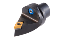 C4 SDNCN-00050-11-Screw lock tools with CAMFIX (ISO 26623-1 standard) exchangeable shanks carrying 55° rhombic inserts with 7° clearance angle.