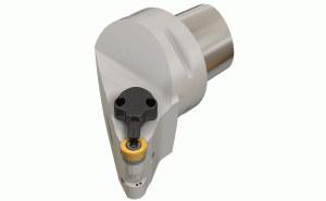 C6 SRGCR-45065-12-JHP-Screw lock tools with CAMFIX (ISO 26623-1 standard) exchangeable shanks and channels for high pressure coolant, carrying round inserts with 7° clearance angle.