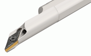 A16R SVJCR-11-Screw lock boring bars carrying 35° rhombic inserts with 7° clearance. S - Steel shank; A - Steel shank with coolant hole.