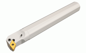 A25R PDUNL-11-Lever-lock boring bars carrying 55° negative rhombic inserts. S - Steel shank; A - Steel shank with a coolant hole.