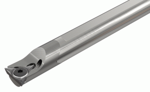 E-STFPR 10-2-Screw lock boring bars for triangular inserts with 11° clearance. E - Carbide shank with coolant hole.