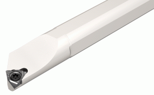 S0808J SWUBR-06-Screw clamp miniature boring bars carrying small WBMT trigon inserts. S - Steel shank; E - Carbide shank with coolant hole.