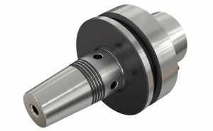 HSK FM63 SRKIN1/2X3.50-Thermal shrink chucks with HSK FM shanks, for MAKINO's machine models MAG Series A. These HSK shanks feature two orientation pins for high speed machining of aluminum.