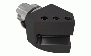 HSK A63WH ASHL 25 45-Square shank tool adapters with HSK-T exchangeable shanks for 45° mounting on turn-mill machines.