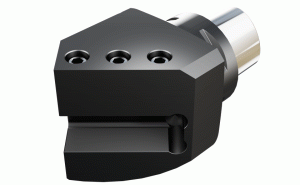 C8 ASHL 32-45-Holders with CAMFIX (ISO 26623-1 standard) shanks, carrying square shank tools for 45° mounting on turn-mill machines.