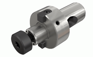 SEM 3/4 CF4 C-DIN 3937 shell mill holder with a CLICKFIT quick change adaptation and coolant holes.