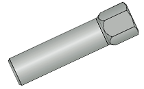 TEST BAR HYDRO 18-Torque test bars for hydraulic chucks.
