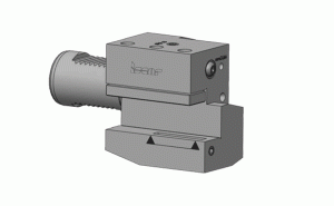 VDI30 C2C3A-302070-JHPMC-Axially oriented, short, left-hand holders with coolant channels and VDI DIN69880 shanks for square shank tools.