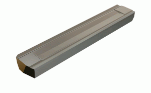 RM-SEI-2C-12 IC07-Single Edge Reamer Inserts, suitable for aluminum and brass.