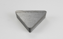 TPUN 160312 IC20-Triangular positive inserts with a flat rake, used for short chipping materials