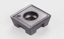 SOMT 120408-GF IC908-DR Drill Inserts with a GF chipformer for soft materials at low-to-medium feed rates.
