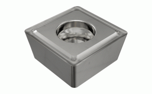 SOMX 050204-GF IC908-Inserts with a GF chipformer for soft materials, used at low-to-medium feeds on DR drills.