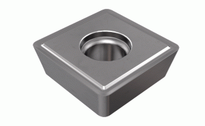 SOMX 060304-DT IC908-Inserts for DR drills with a DT chipformer for medium-to-high feeds general use applications.