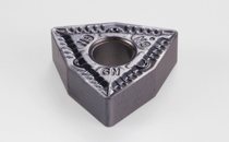 WNMG 080408-GN IC907-Double-sided trigon insert, secure cutting edge, for medium- and semi-roughing on steel and cast iron.