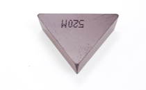TPUN 220408 IC520M-Triangular positive inserts with a flat rake, used for short chipping materials