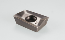APKT 1003PDTR-8M IC520M-HELIMILL insert with reinforced helical cutting edges for interrupted cut and heavy milling. Excellent for reducing chatter on long overhang and extended flute cutters.