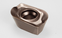 ADKT 150550R-HM IC520M-HELIMILL inserts with 2 helical cutting edges and various corner radii for general use.