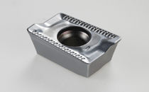 ADKT 1505PDTR-76 IC328-HELIMILL general use milling insert with reinforced helical cutting edges and ribs on the rake face to reduce heat transfer. Used for interrupted cuts and heavy machining.