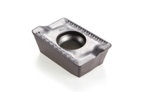 ADKT 1505PDTR-76 IC928-HELIMILL general use milling insert with reinforced helical cutting edges and ribs on the rake face to reduce heat transfer. Used for interrupted cuts and heavy machining.