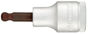 Nasadka wkrętakowa 1/2 do śrub z łbem z gniazdem 6-kąt. z kulistą główką 8x60mm GEDORE