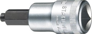 Nasadka wkrętakowa 1/2 do śrub z łbem z gniazdem 6-kąt. z czopem 8x60mm STAHLWILLE