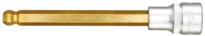Nasadka wkrętakowa 1/2 do śrub z łbem z gniazdem 6-kąt. z kulistą główką 6x140mm HAZET