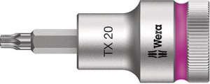 Nasadka wkrętakowa 1/2z funkcją przytrzymania do śrub z łbem z gniazdem TORX 20x60mm Wera