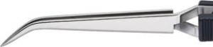 Pinceta krzyżowa,spiczasta, końcówki zagięte,niklowana 160mm KNIPEX