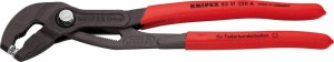 Szczypce do montażu opasek zaciskowych z taśmy sprężynowej, rękojeści powlek.tworz.sztucz.250mm KNIPEX