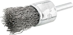 Szczotka pędzlowa, drut stalowy falisty 6mm 30x25x0,3mm FORMAT