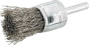 Szczotka pędzlowa, drut ze stali nierdzewnej falisty 6mm 30x25x0,3mm FORMAT