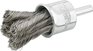 Szczotka pędzlowa, drut ze stali nierdzewnej pleciony 6mm 20x29x0,26mm FORMAT