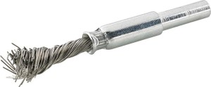 Szczotka pędzlowa, drut stalowy pleciony 6mm 10x25x0,5mm FORMAT